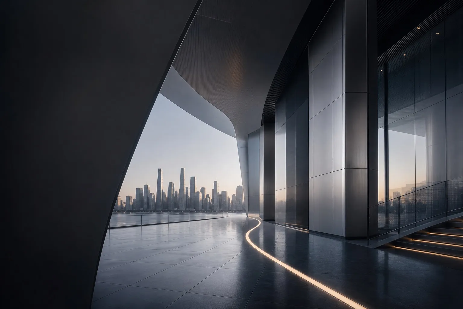 Arquitetura contemporânea abrindo caminho para um horizonte internacional